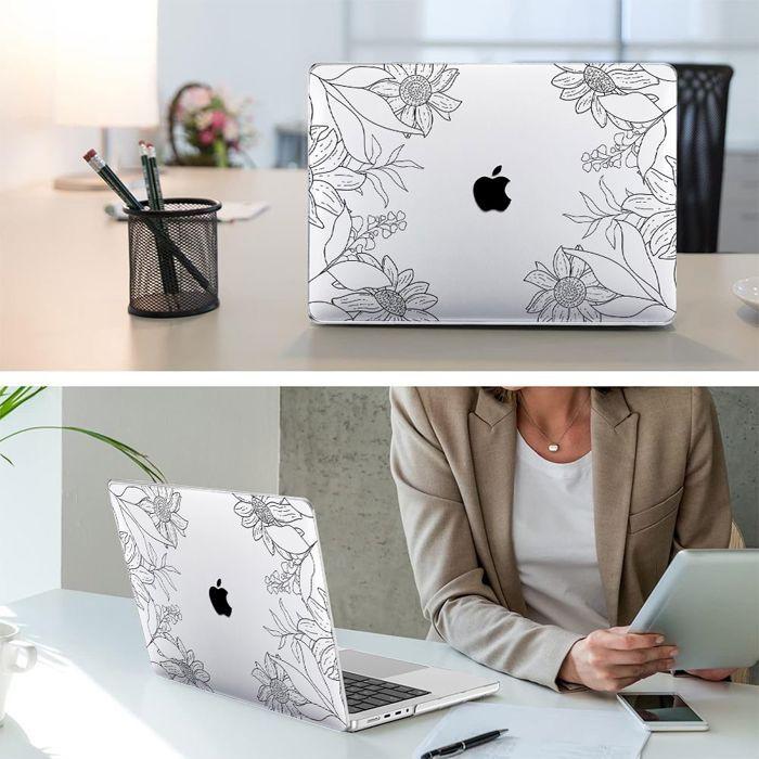 Protective Case - MacBook - Air 13 Inches - Ultra Slim - Anti-slip - Flower Pattern