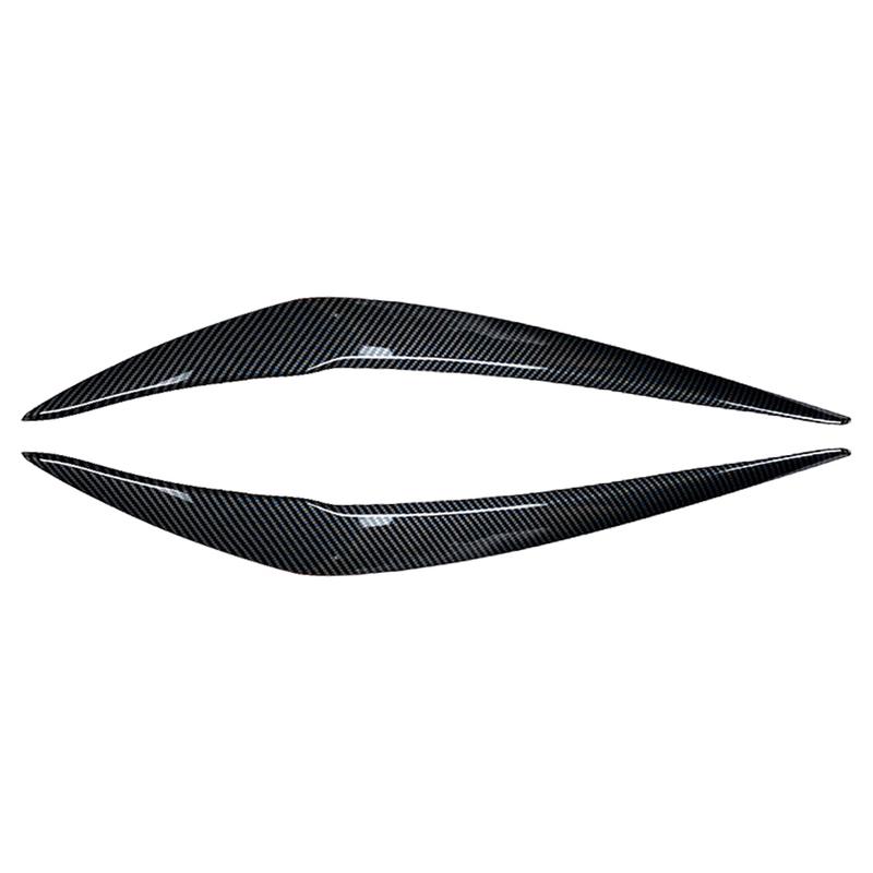 1Pair Car Front Headlight Eyebrow Eyelid Cover Accessories For BMW 1 Series F20 Late 118i 120i 2015 2016 2017 2018