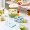 6 Grids Ice Cube Tray With Lid Mini Ice Cube Mold Easy-Release Ice Mould With Removeable Lid Ice Making Mold Diy Ice Cube Tray