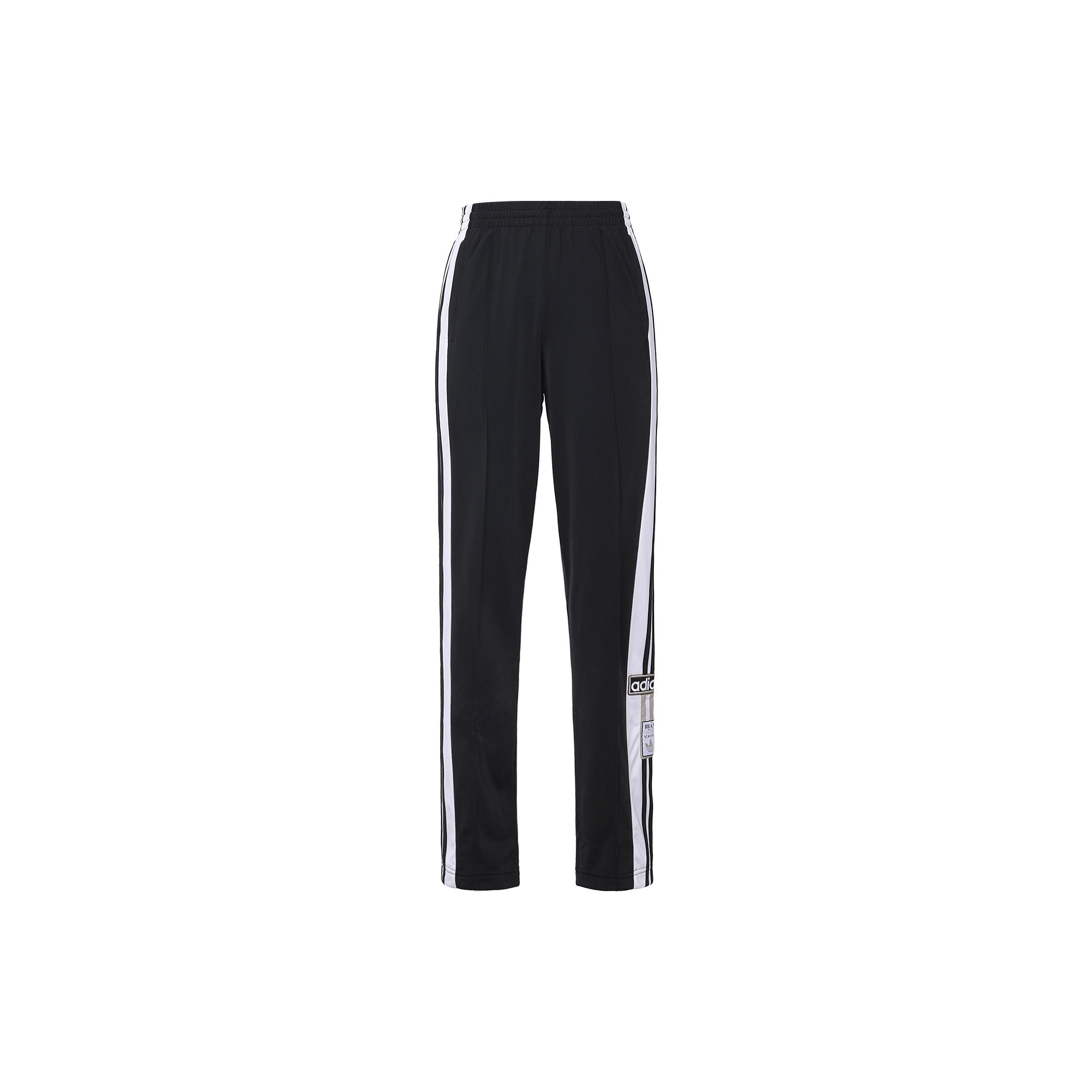(WMNS) adidas Adibreak Track Pants Asia Sizing Black White Women s CV8276 L