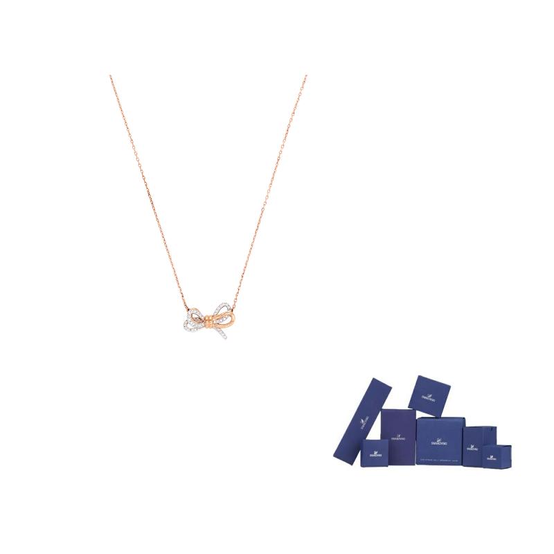 Swarovski Necklaces Womens Rose Gold tone Plated