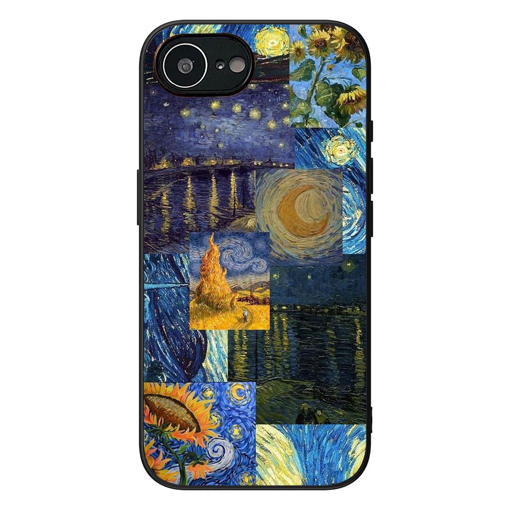 Starry Night Van Sunflower Gogh Painting Phone Case for Xiaomi Redmi Note 13 14 ProPlus Pro Plus 14C A4 13C Pro+ Note14 Cover