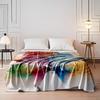 Colorful Shorts Art Blanket for All Seasons Blanket Lunch Break Throw Gift