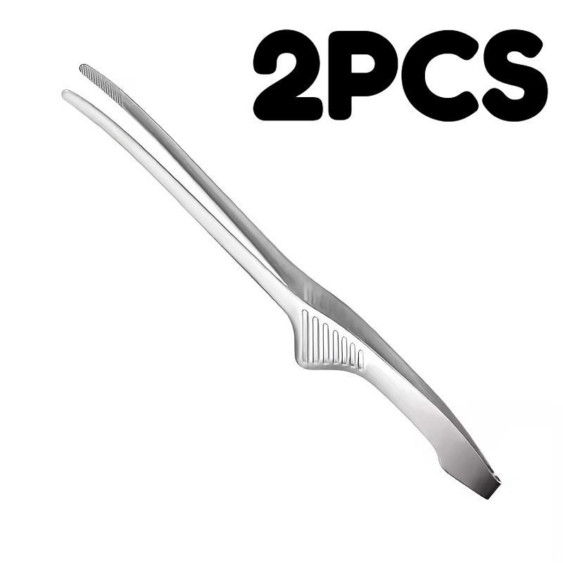 2 STuks BBQ Tangen Koreaanse Japanse Grill Klem Antislip Keuken Zelfstandige Tang voor Buiten Grillen Salade Kamperen Barbecue Buffet