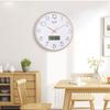 LCD Wall Clock Living Room Creative Modern Simple Home Wall Clock Bedroom Silent Round Quartz Clock