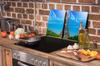 PIANO PARASPRUZZI IN VETRO PER CUCINA 65x52 PARIGI