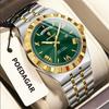 Men's Watch Luminous Waterproof Week Date Man Wristwatch Stainless Steel Business Quartz Watches