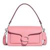 Tabby Pebble Texture Cow Leather Portable Crossbody Bag , Shoulder Bag Medium Women's Floral Pink (Unisex) Shoulder Bags CH735 LHVDT