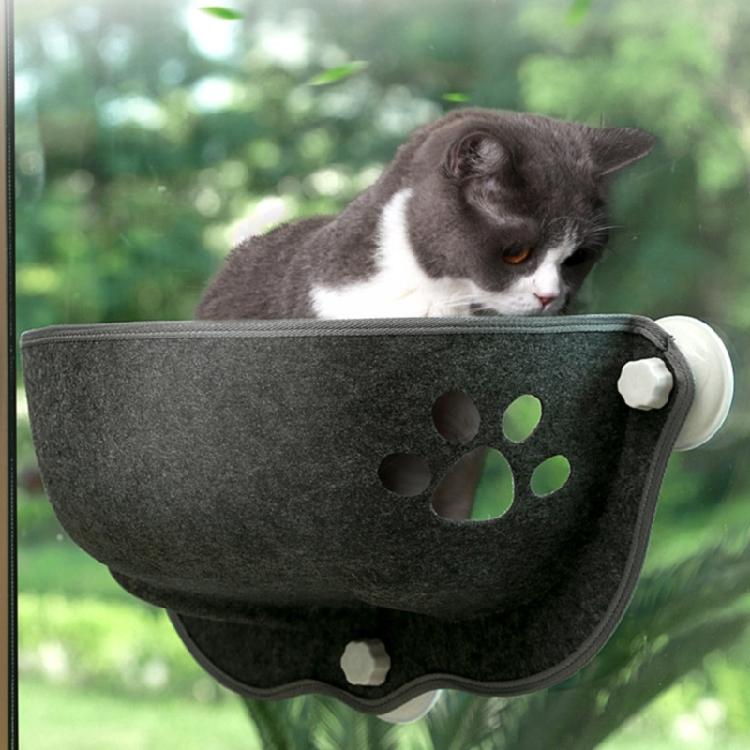 Amaca per Finestra Gatti Letto Riposo Facile da Installare Ventosa Risparmio di Spazio Bagno di Sole