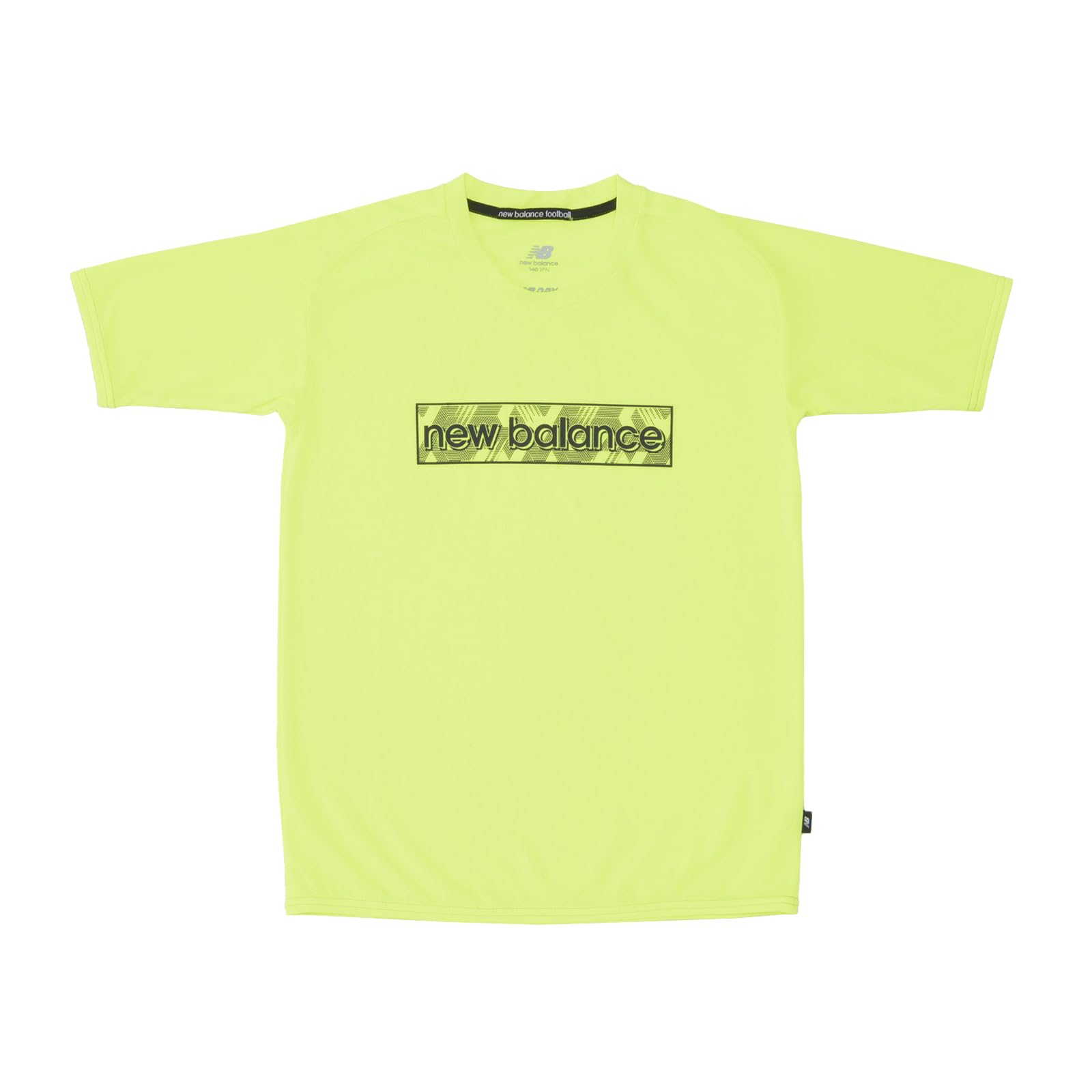 Детская футбольная футболка с коротким рукавом для юниоров тренировочная с коротким рукавом с линейным логотипом HIL New Balance ABT45224 Выделить 5689₽