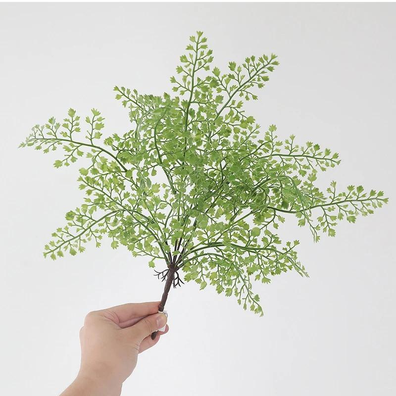 40cm Kunstmatige Plastic Varenplanten Gesimuleerde Groene Planten voor Buiten Tuin Kantoor Bruiloft Decoratie Huis Kamer Decoratie