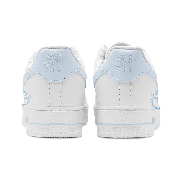 Nike Air Force 1 Low top Skateboard Shoes Men's Blue White CW2288-111(TeamS-S-BOX)
