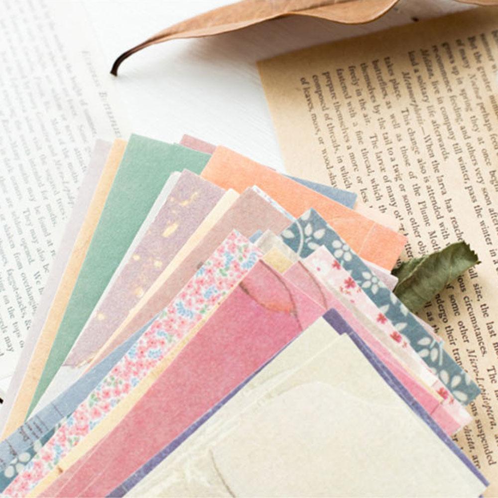 Stationery Retro Floral Pattern Background Collage Scrapbooking Card Scrapbook Material Paper