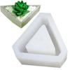 Triangular Silicone Mold Cactu Succulent Plant Flower Pot Mould DIY Cement Clay Craft