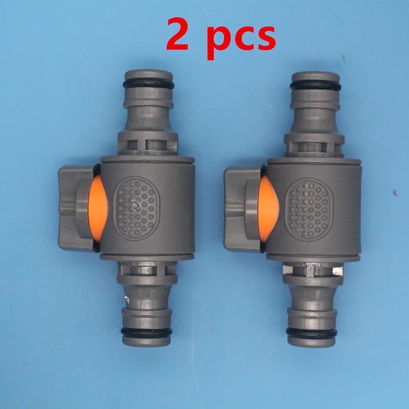 

1/2/3Pcs Plastic Garden Hose Quick Connect Valve Set - Universal Thread Ball Valve Switch for Car Wash and Pipe Repair