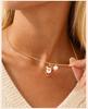 Collier de Noël pour femme, Chaîne en acier inoxydable réglable à la mode, Cadeaux de bijoux pour fête et festival