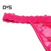 Damen-Höschen, ausgehöhlte Spitze, florale Stickerei, Slip, dünn, nahtlos, einfarbig, niedrige Taille, elastische Unterhose für Flitterwochen, Hochzeitsnacht