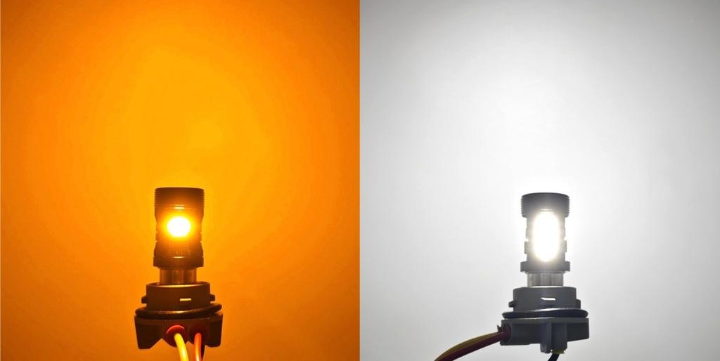 2 Pcs P21/5W LED Bulb 1157 12V No Error, Two Colors Off-Road