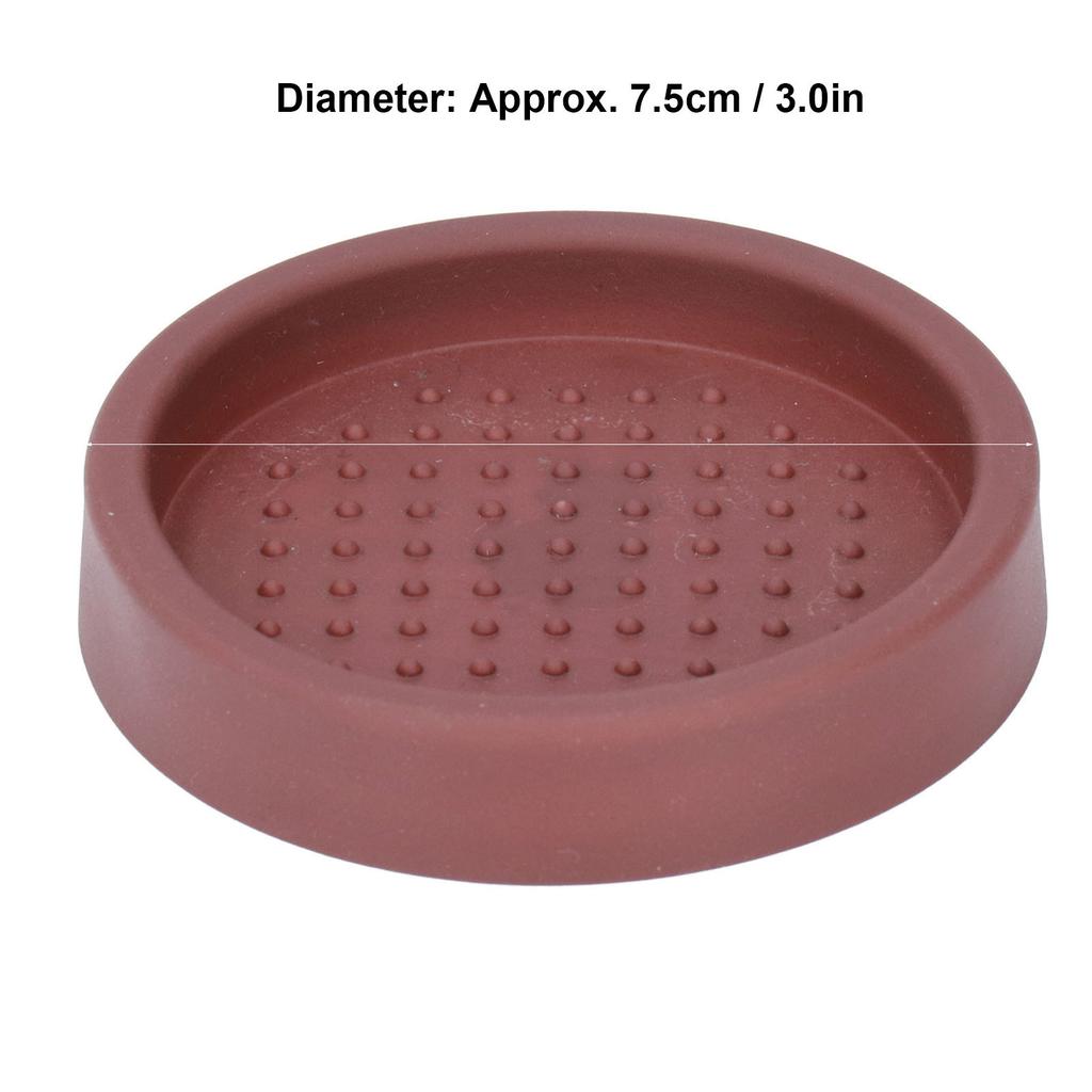 Coffee Tamper Mat Good   Compact Anti Slip Round Coffee Powder Pad for Cafe Household