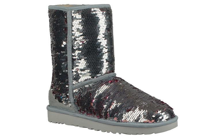 UGG Classic Short Sequin 'Silver' Women's 1094982-SLVR
