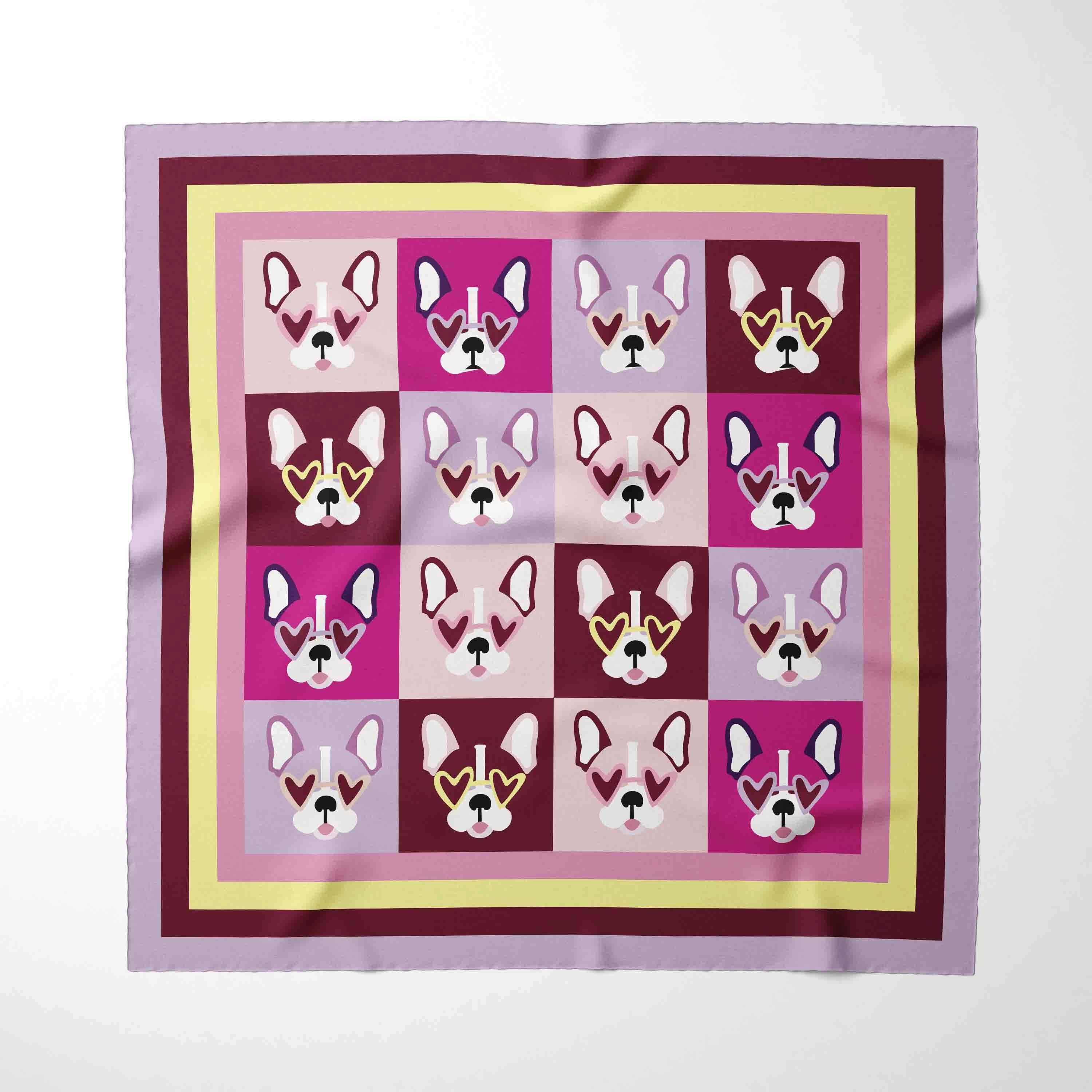 

Fashion Silk Satin Hair Scarf Women Handkerchief Printed Female Square Head Bandana Small Neck Muffler Hijab Lady Girl 70CM 27inch