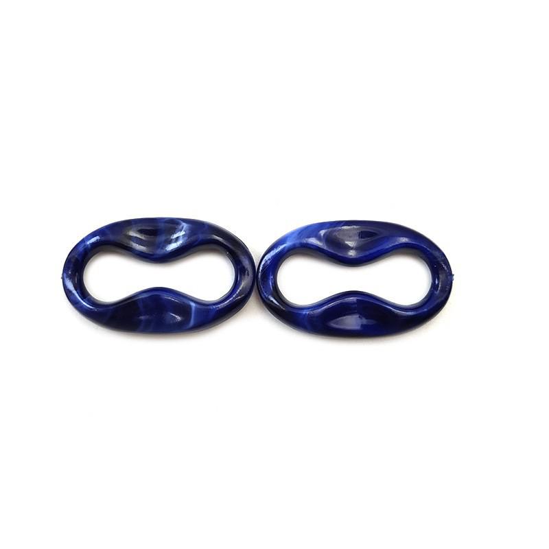 Acrylic Chain Buckle 21x35mm - DIY Jewelry Accessories & Bag Chain Material