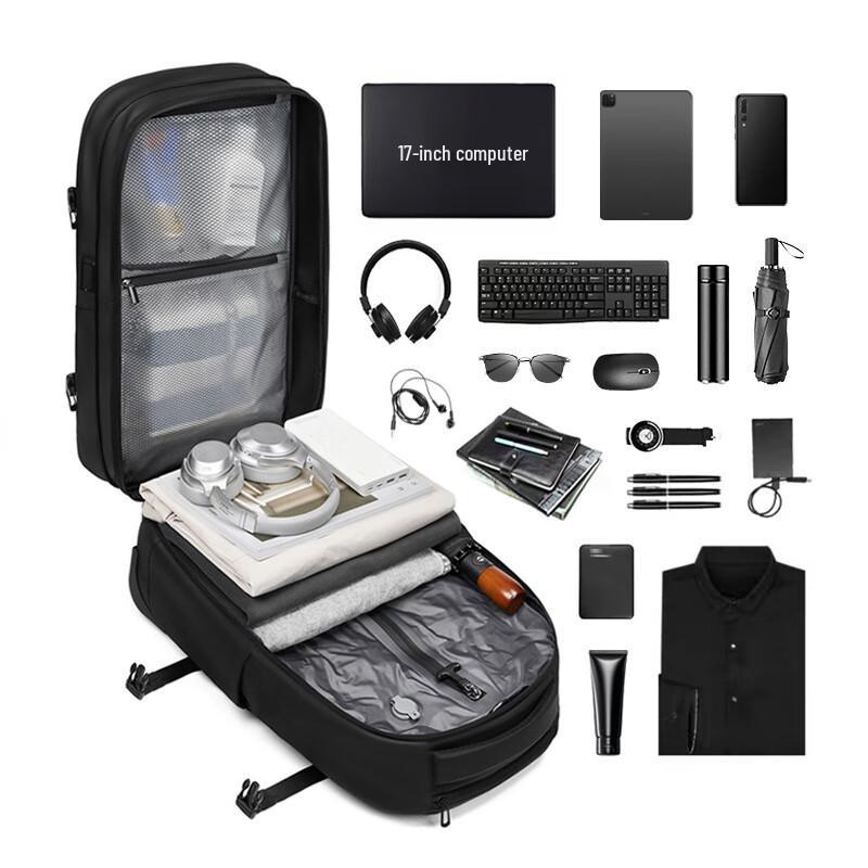 Men's Business Travel Carry-on Trolley Backpack