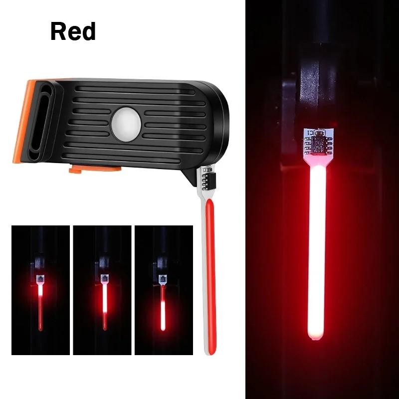 Bike Tail Light LED Rear Lamp Warning Lights Waterproof Bicycle Lights USB Rechargeable