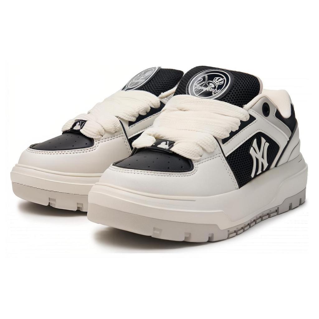 MLB Chunky Liner Synthetikleder Runde Spitze Schnürung Vielseitig Stoßdämpfend Rutschfest Niedrig geschnitten Freizeit-Schuhe Unisex Freizeit-Schuhe 3ASXCLW4N-50BKS