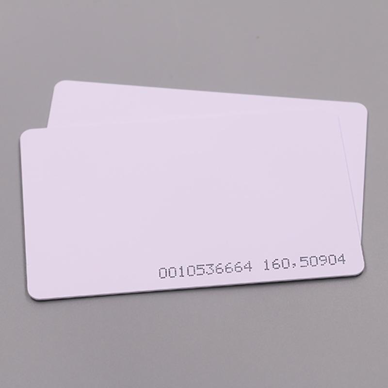 ID Thin Card/White Card/EM4100 Card/TK4100 Card/Access Card/Attendance Card/Parking Card/ID Card