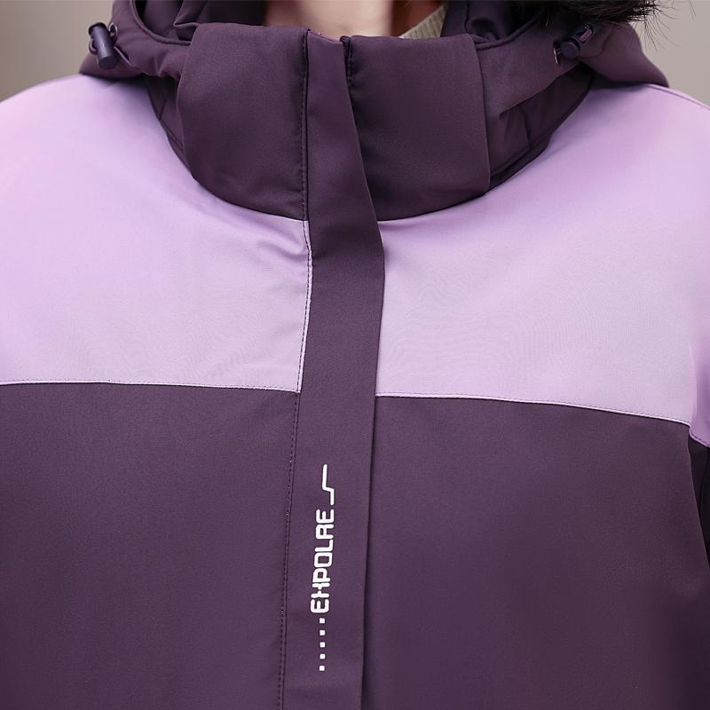 Fashion Winter Woman Parkas Hooded Thick Warm Outerwears Loose Long Sleeve Plus Size Jacket Women's Coats