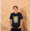 Rick And Morty Official Pyramid Black Graphic T-shirt