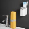 Toothbrush Case Wall Mounted Ple Toothpaste Container Multifunctional Dust Proof Sanitary Tool for Home Business Trips School