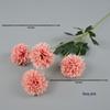 4-Head Artificial Chrysanthemum Stem for Wedding and Indoor Decoration