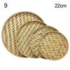 New Arrival Fruit Bread Basket Fruit Bread Basket Weaving Bamboo Sieve DIY Decorative Storage Trays Raft Round Dustpan