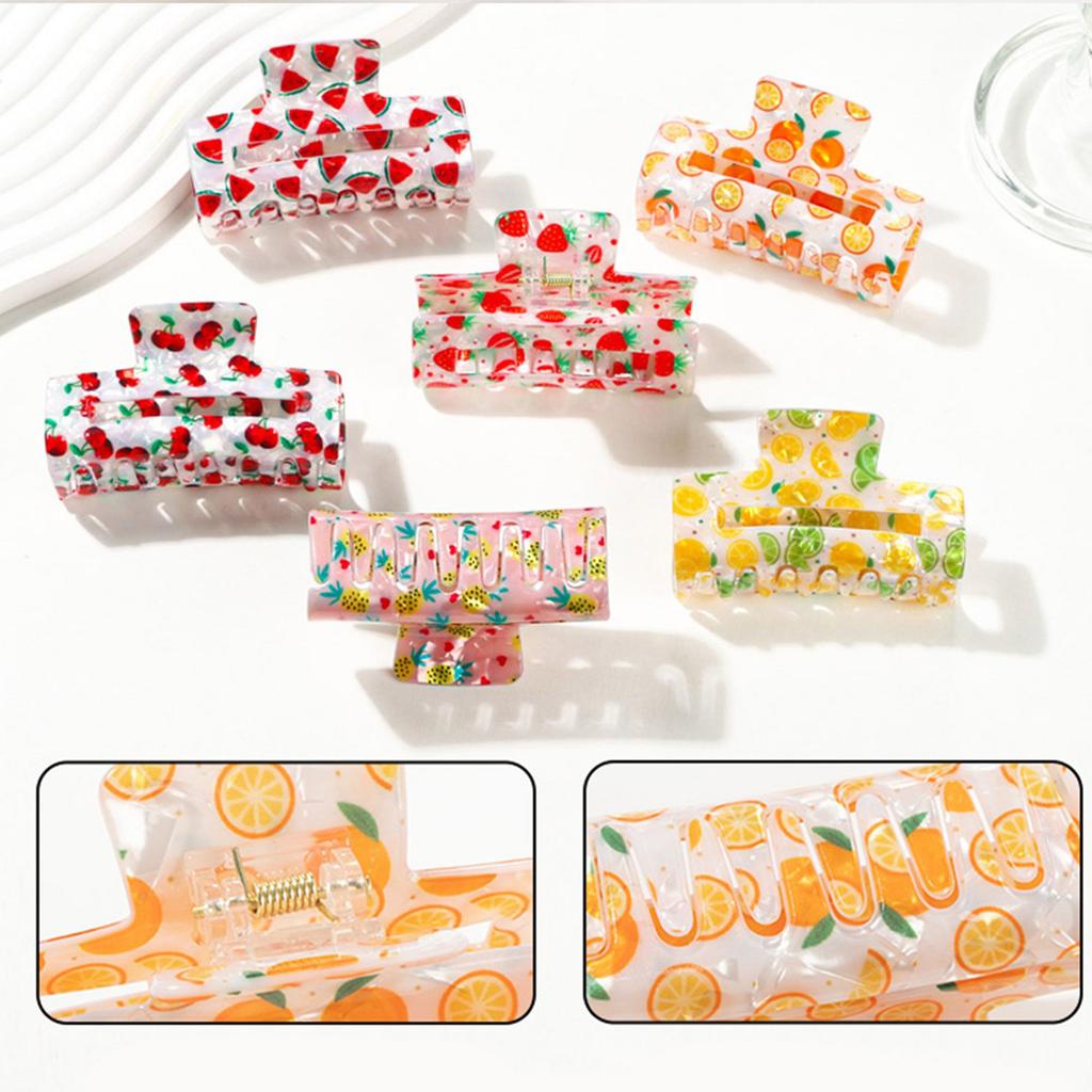 Cute Lemon Shaped Hair Clip For Women Lightweight PVC Hair Accessories Perfect For Parties Travel And Everyday Wear