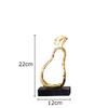 Fruit Shaped Metal Crafts Fruits Statue Ornaments Apple/pear Hollow Out Artwork Desk Decoration Sculpture Modern Home Decor