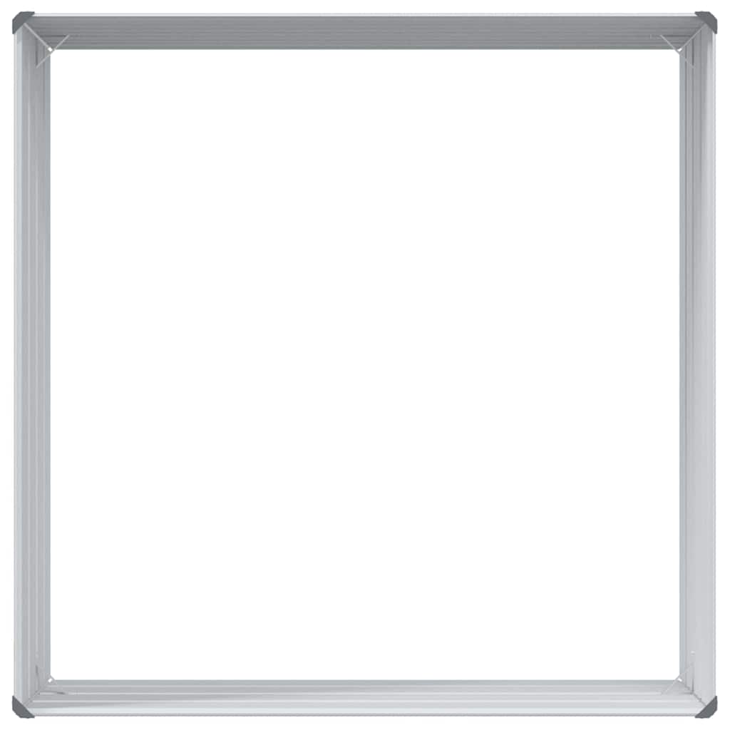 Raised Bed Light Brown 100 X 100 X 45 Cm Galvanized Steel