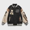 Jaqueta de Beisebol Masculina Estilo Coreano com Contraste de Cores Primavera/Outono 2024 - Look Americano Moderno que Combina com Tudo