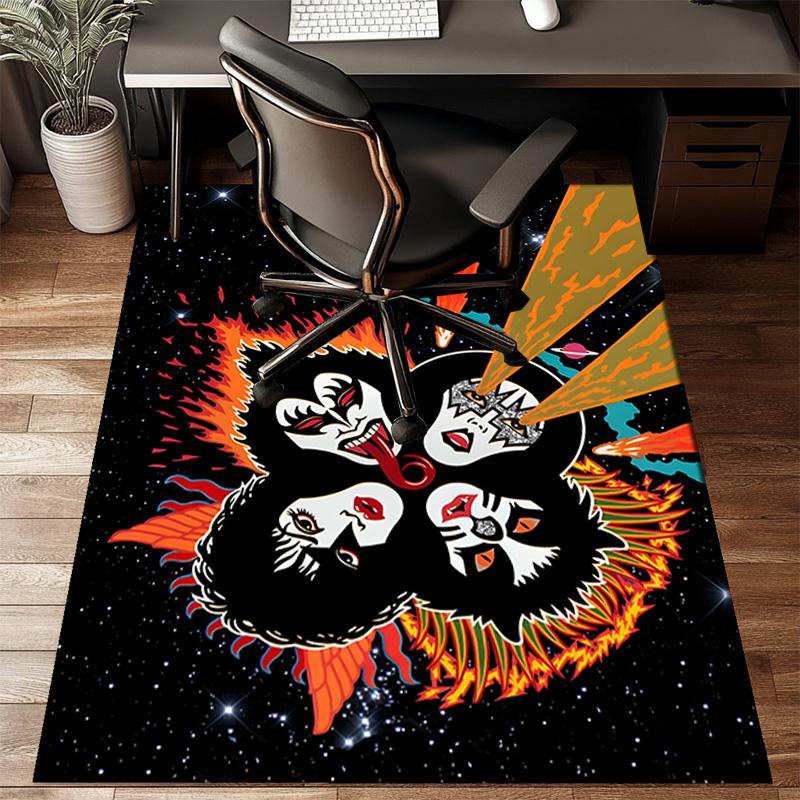 1PC Kiss Music Carpet Floor mat, Anti-slip mat Chair rug For livingroom,Bedroom, doormat home decor Gift Christmas Gifts