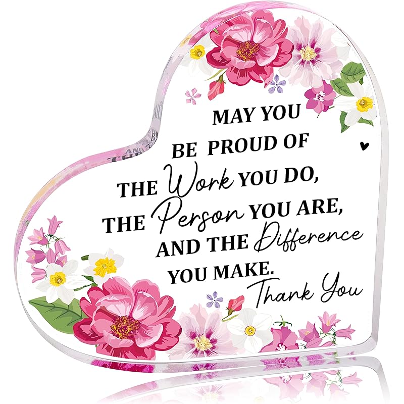

2D Flat Acrylic Thank You Gifts for Women Men Retirement Gifts Decoration, Indoor & Outdoor Decor -Use No Batteries/Electricity Needed, Freedom Day De 10*10cm