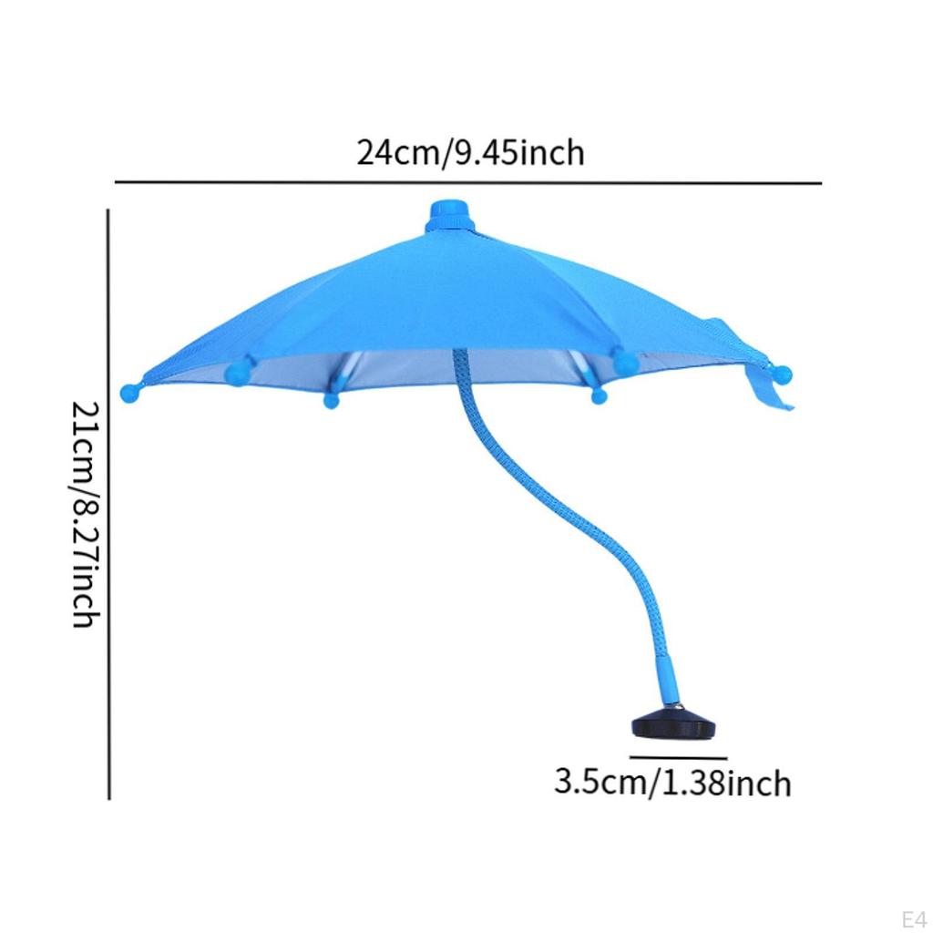 Phone Umbrella Camera Compact Practical Flexible Adjustable Sunshades for Mobile