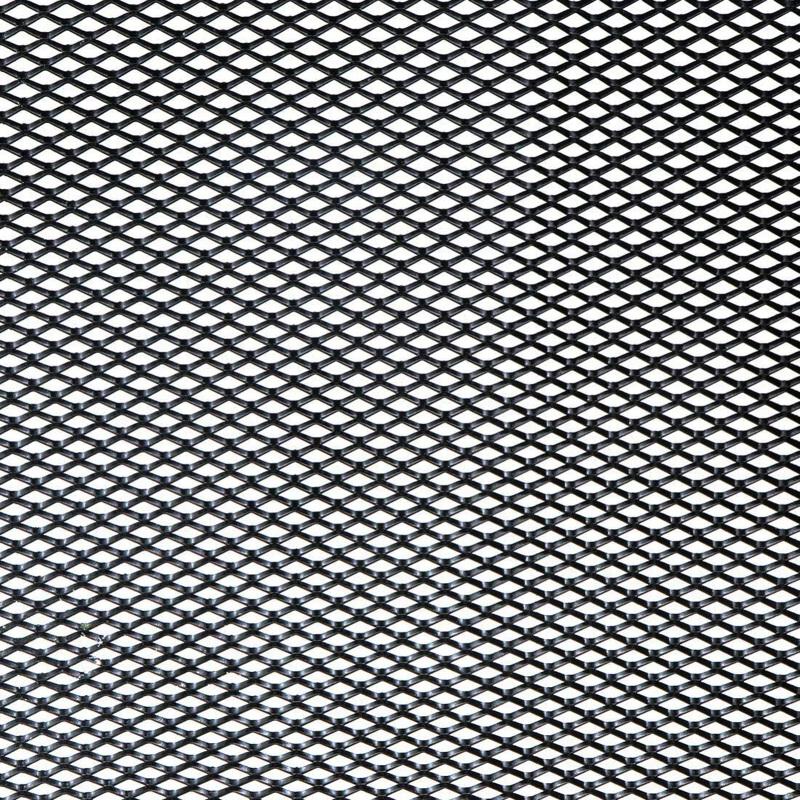 Auto Kühlergrill Gitterblech Schwarz Lackiert Aluminiumlegierung Kühlergrill Gitterrolle Automobil Kühlergrilleinsatz Stoßstange Rautenloch Schwarz