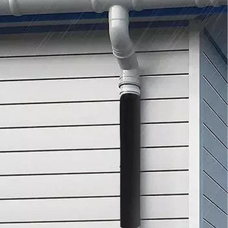1pcs 1.8M Rubber Pipe Black Waterproof Pipeline Holder Pipe Thermal Insulation Foam Tubular Protective Sleeve Tube Protector