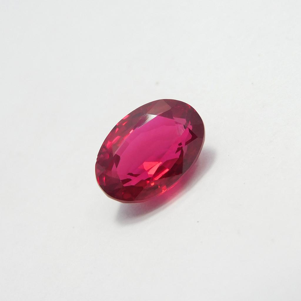 Excellent Oval Cut 7.65 Ct Natural Red Ruby CERTIFIED Loose Gemstone P-4696-Ra
