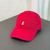 Fashion Hat Minimalist Embroidery Letter S Baseball Cap Children's New Soft Top Wide Brim Fashion Shade Couple Cap