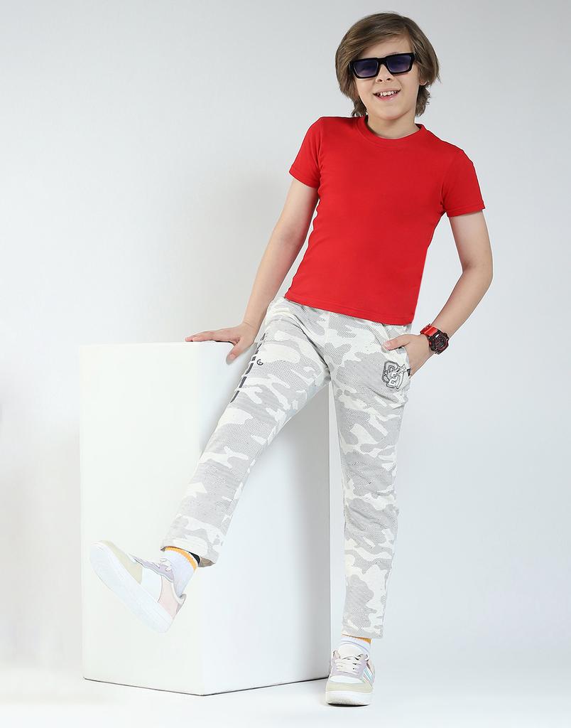 Monte Carlo Boys Solid Regular Fit Lower Track Pants