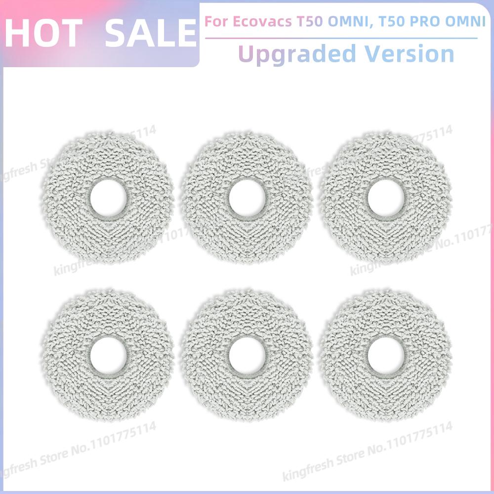 Fit For ECOVACS T50 PRO OMNI / T50 OMNI Vacuum Parts Main Roller Side Brush HEPA Filter Mop Cloth Dust Bag