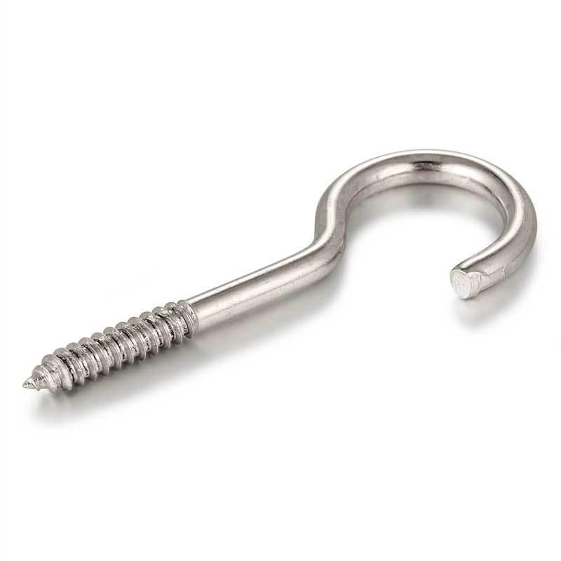 Nickel-plated Eye and Hook Self-tapping Screws, Open & Closed with Ring 1#-16#