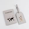 Unisex Passport Cover Wallet Holder PU Leather Card Holder Passport Case Travel Essentials for Women Men Family Vacation